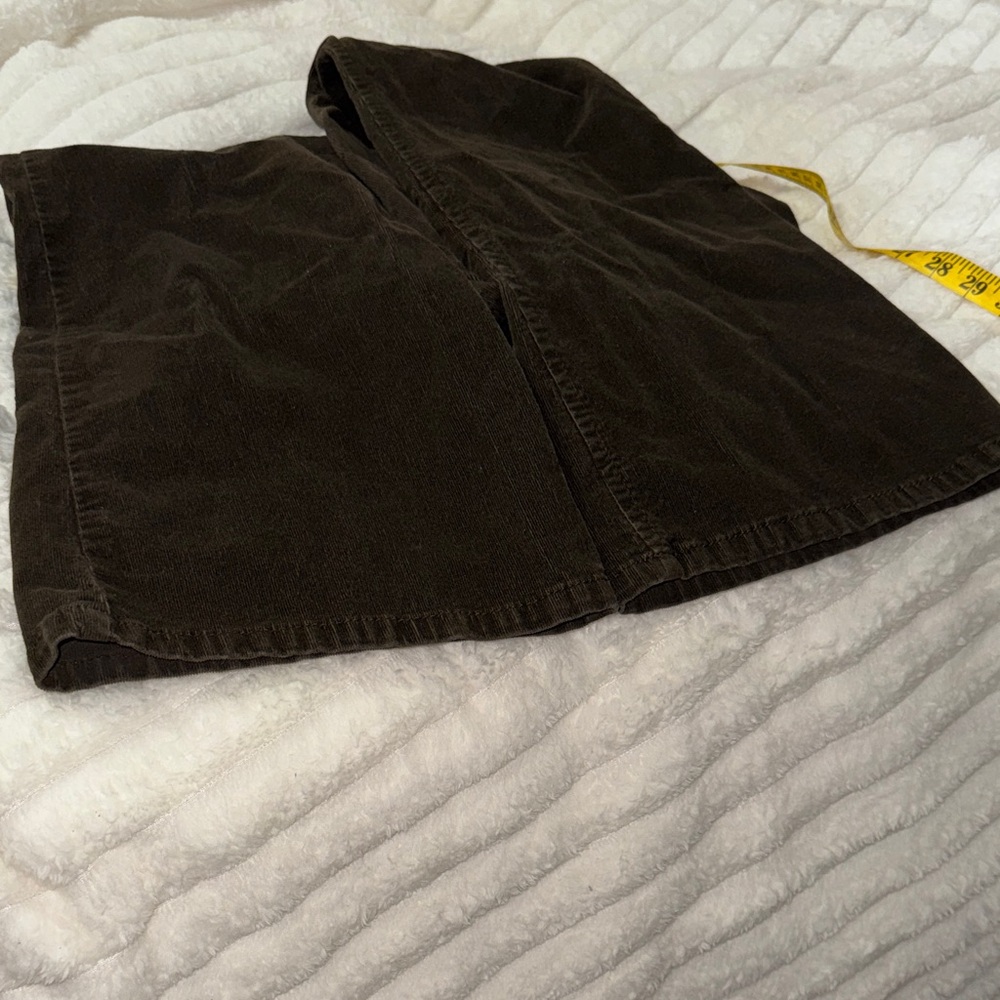 No Boundaries Chocolate Brown Corduroy Flare Pants - Picture 9 of 9